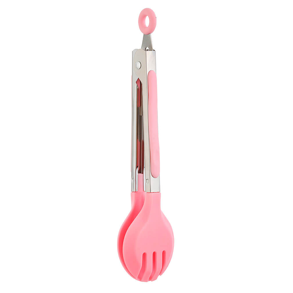 Pink Mini Spoon Tongs, 8in