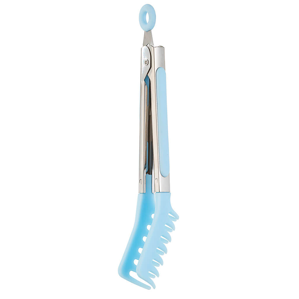 Blue Mini Fork Tongs, 8in