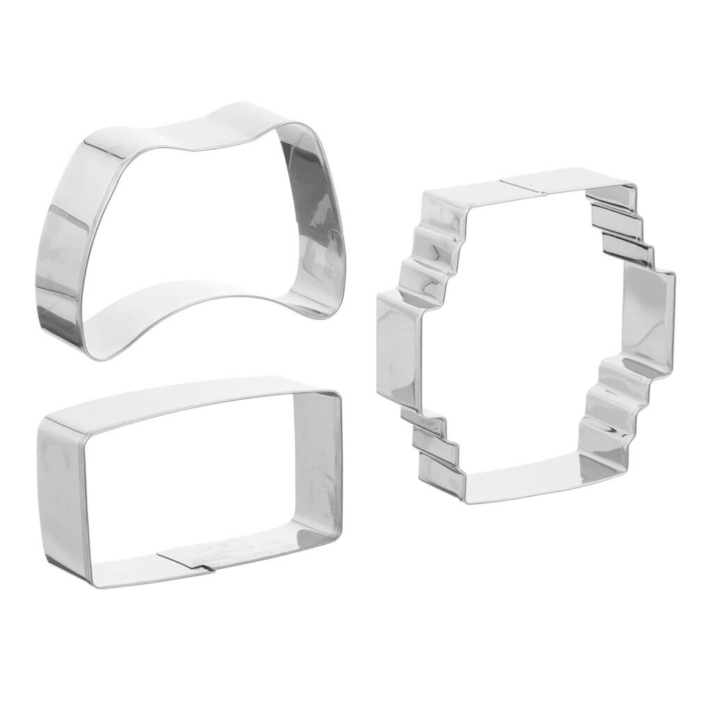 Stainless Steel Gamer Cookie Cutter, 3ct