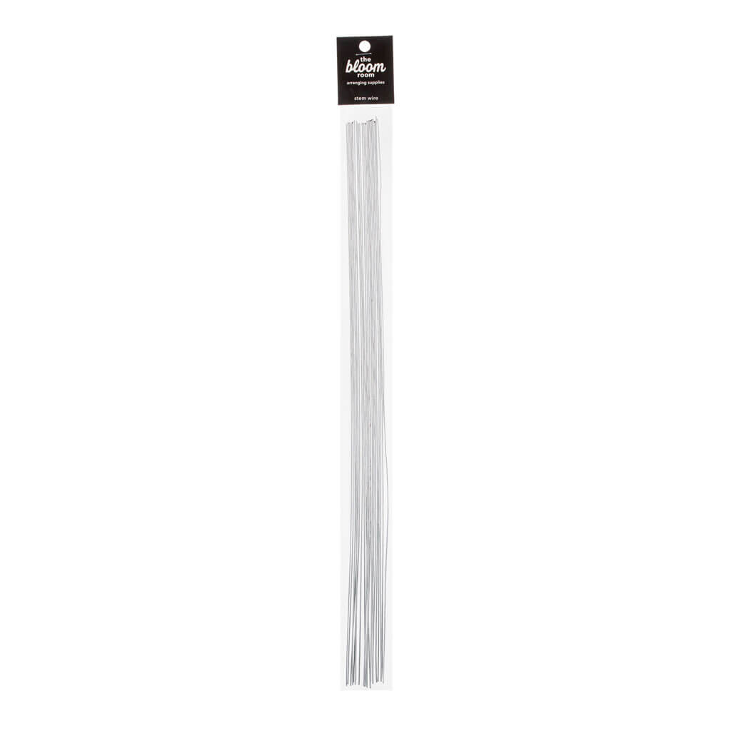 18 Guage Silver Stem Wire 30pk