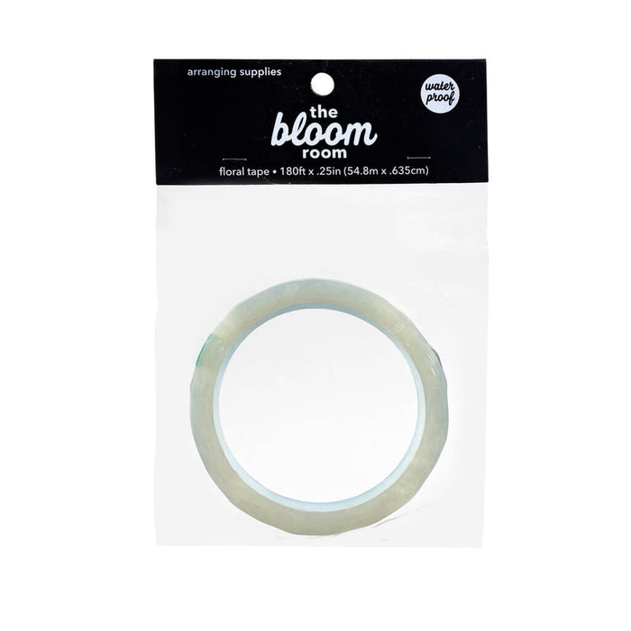 Clear Waterproof Floral Tape, 1/4in x 180ft