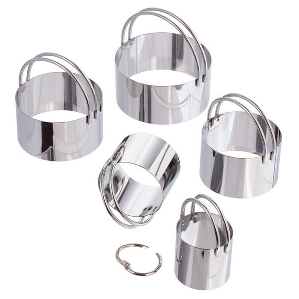 Circle Dough Cutters 5ct, 3.26in