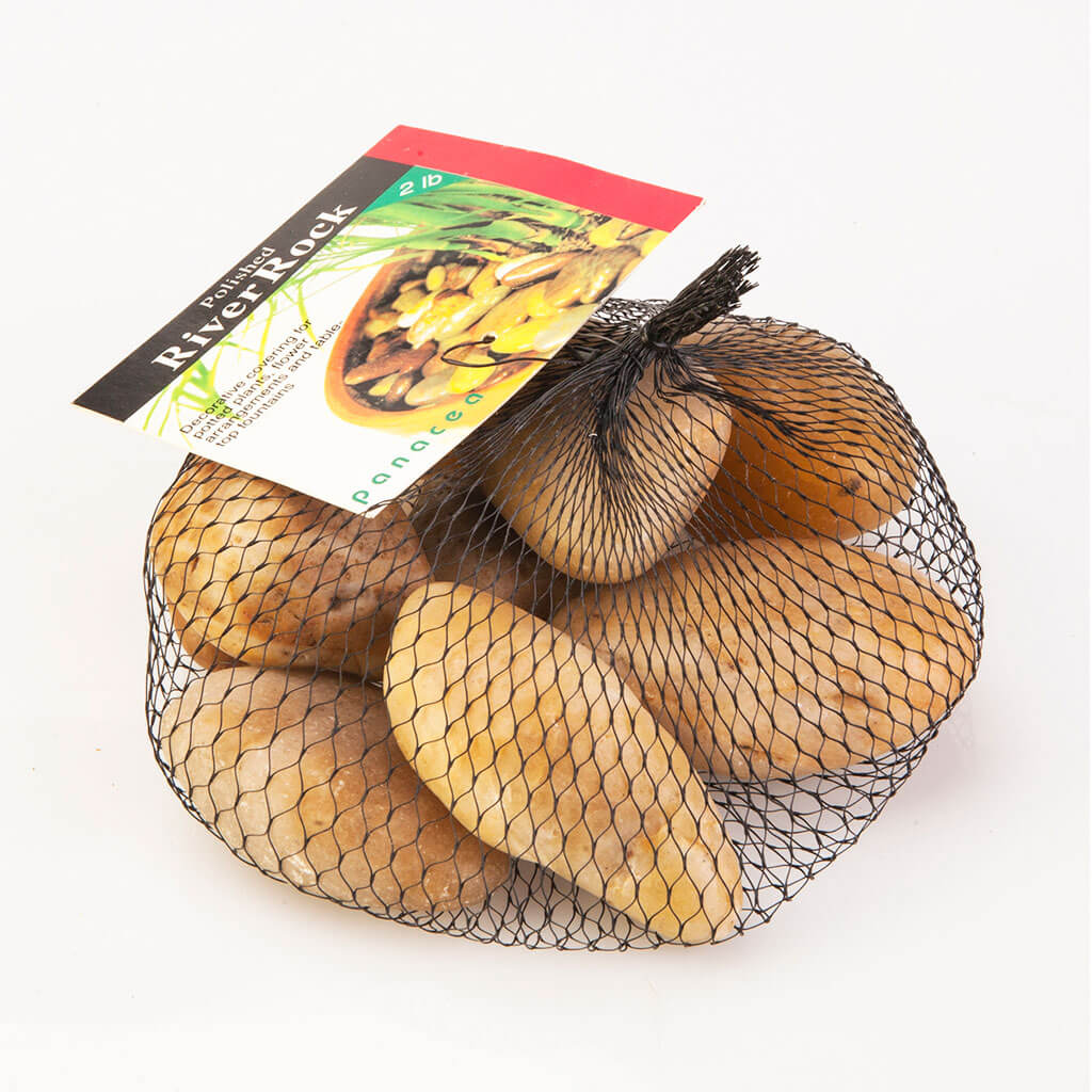 Panacea 2lb Polished Yellow River Rocks