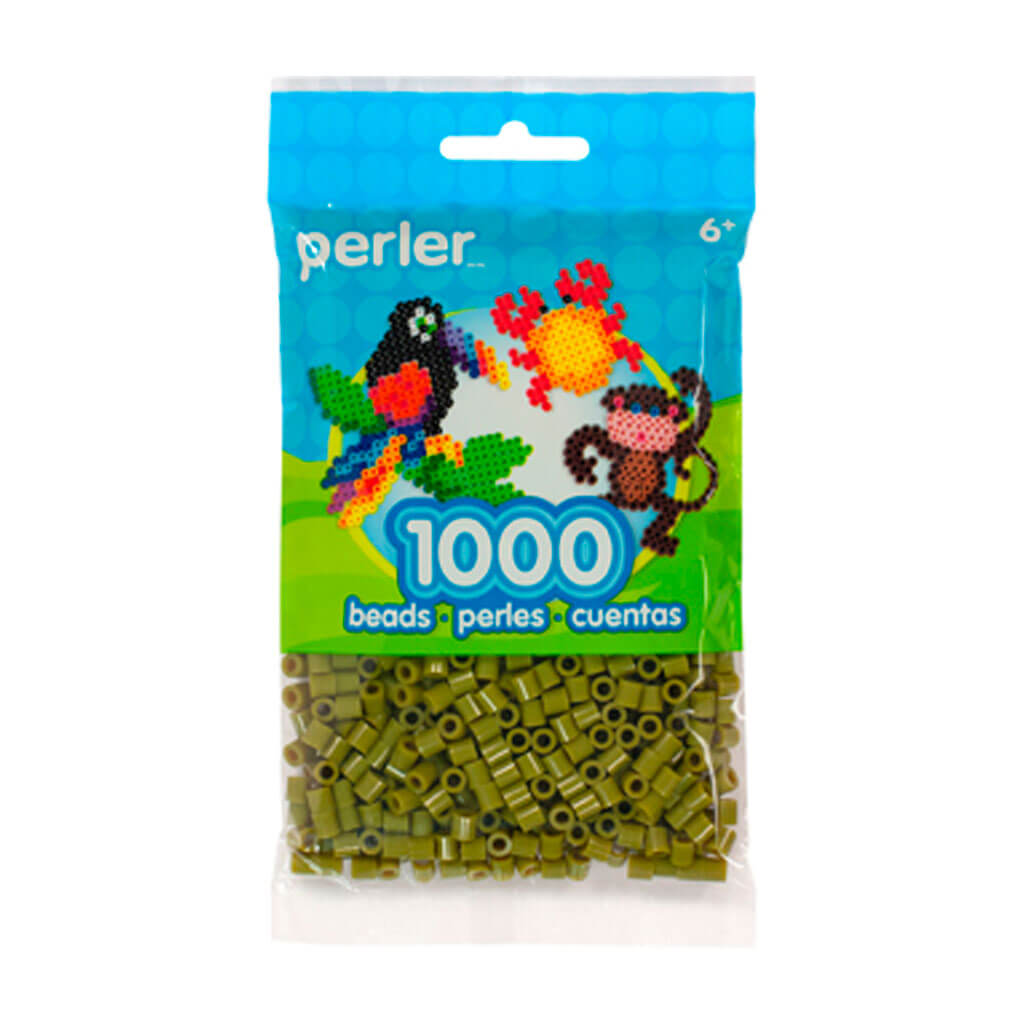 Perler Fun Fusion Beads 1000pc Olive