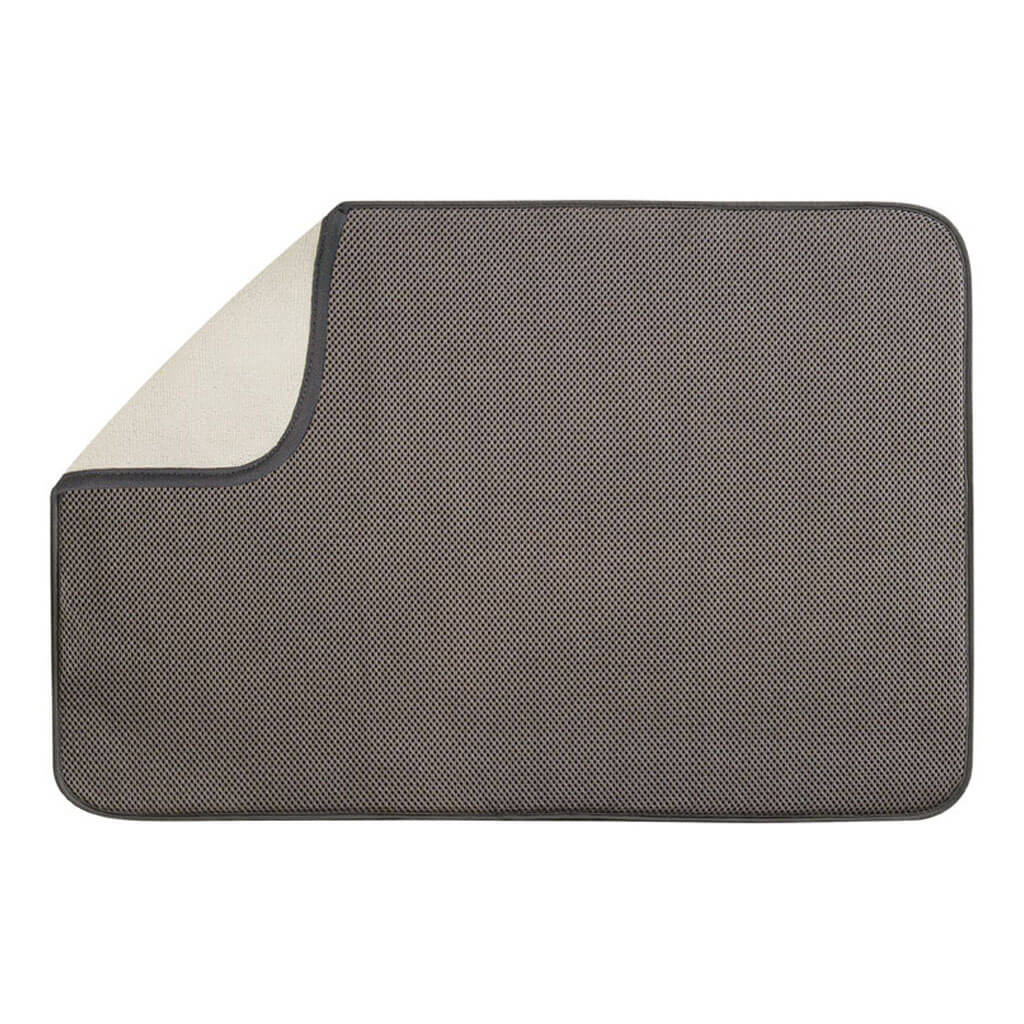 iDry Kitchen Mat Solid XLarge 24in x 18in, Brown