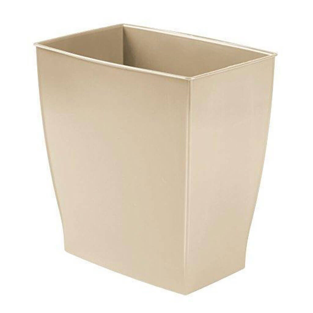 Mono Rectangular Waste Can Beige