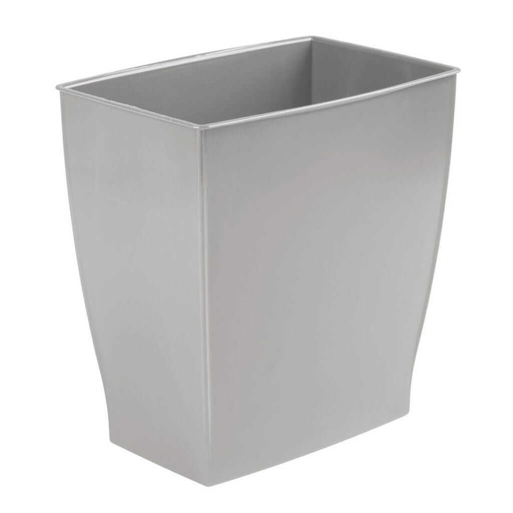 Mono Rectangular Waste Can Gray