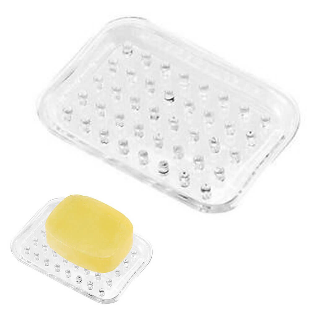 Soap Saver Rectangular Clear