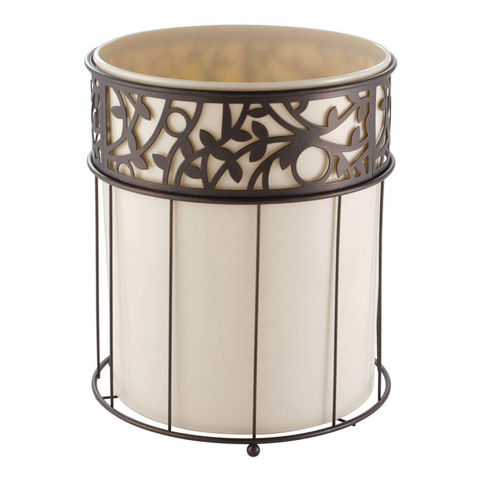 Vine Waste Can Bronze