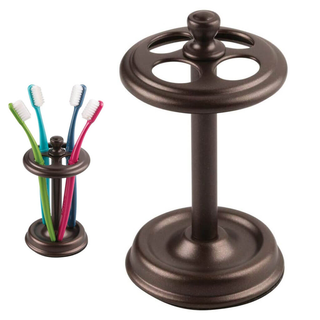 York Toothbrush Stand Bronze