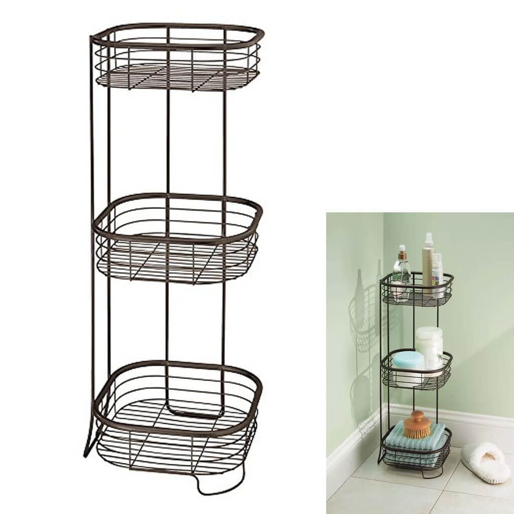 Forma 3 Tier Shower Shelf Square