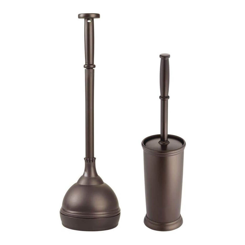 Kent Bowl Brush &amp; Plunger Combo Bronze