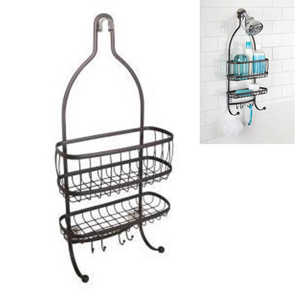 York Lyra Shower Caddy Bronze