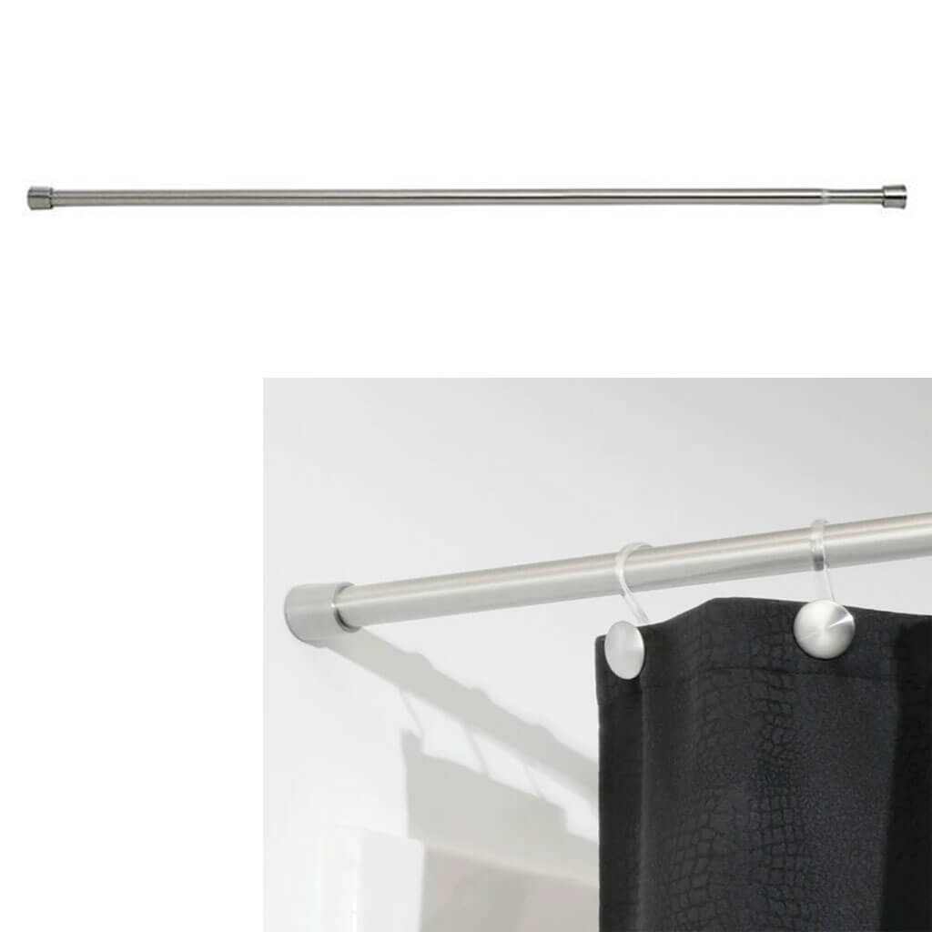 Forma Shower Curtain Tension Rod Large Brushed