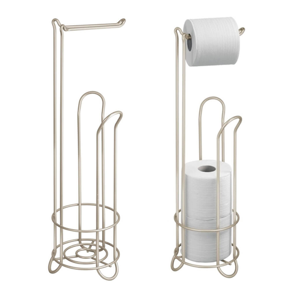 Toilet Paper Holder Classico Roll Stand Plus Satin