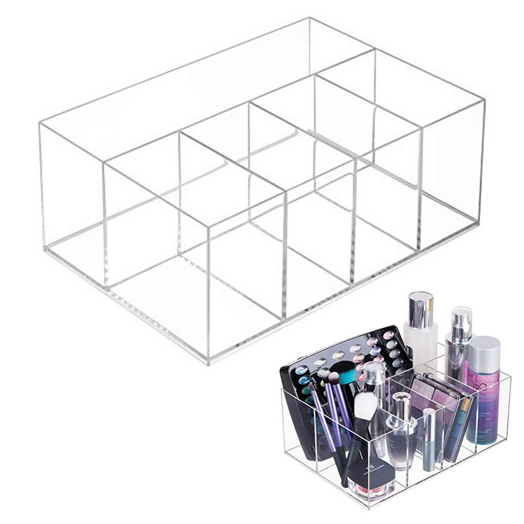 Clarity Cosmetic &amp; Vanity Organizer Clear