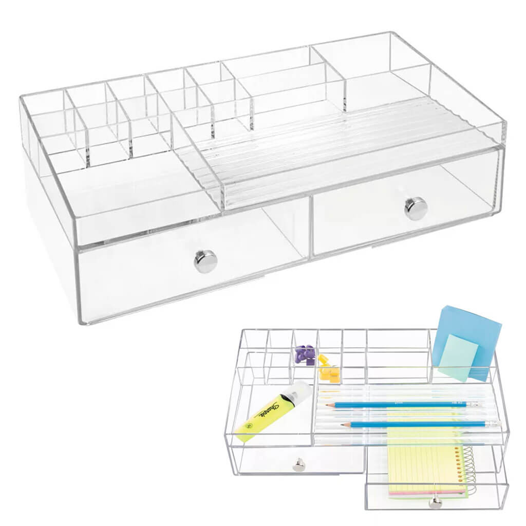 Drawers Cosmetic Organizer 2 Drawer