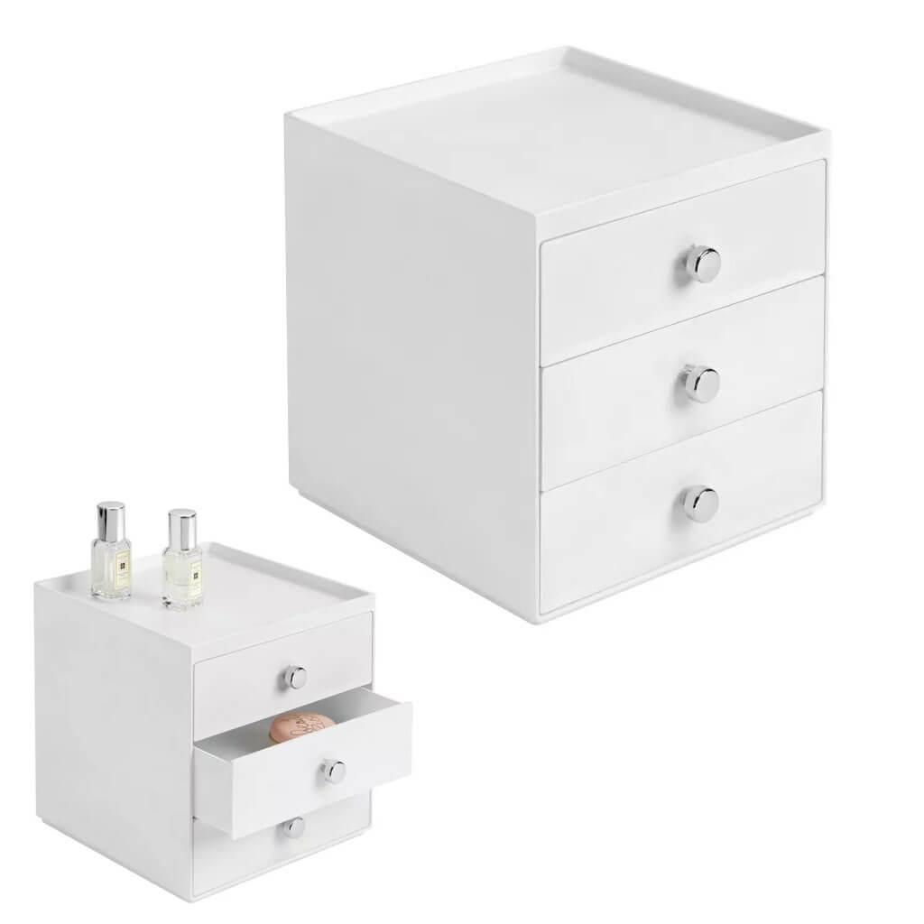 Drawers 3 Drawer White