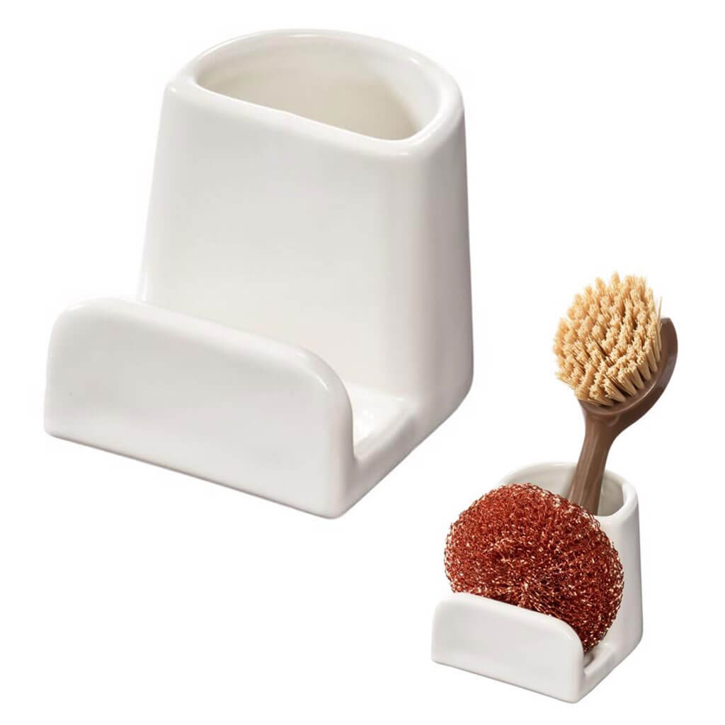 Eco Kitchen Sponge/Brush Holder Cream