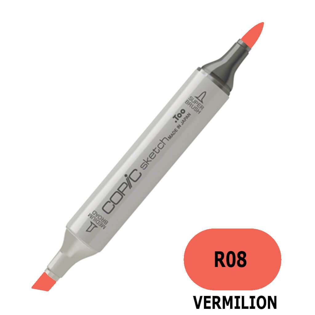 Sketch Marker R08 Vermillion