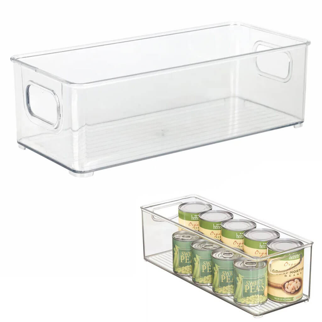 Kitchen Binz 16in x 6in x 5in, Clear