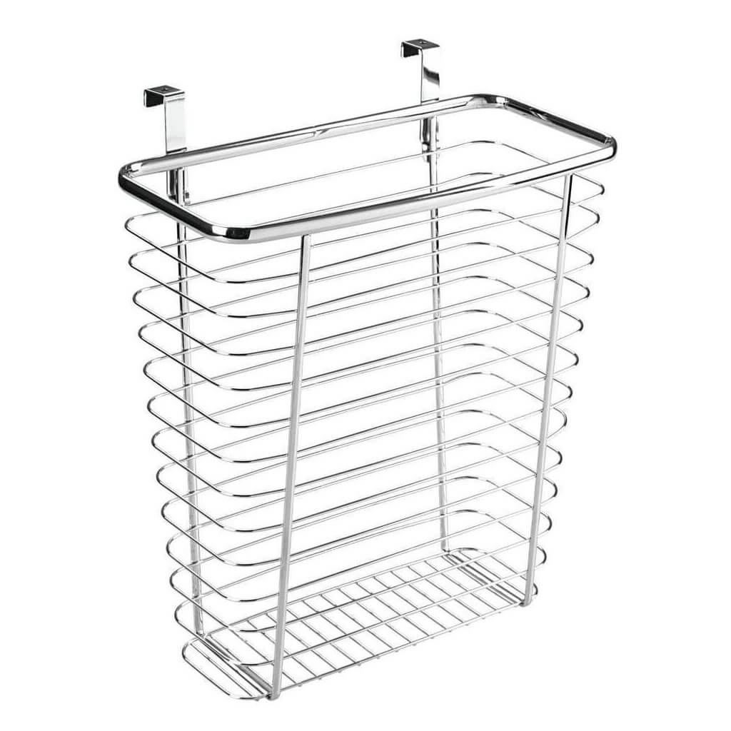 Axis Over-the-Cabinet Waste Basket 7in, Chrome