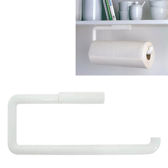 Wall Mount Paper Towel Holder, White