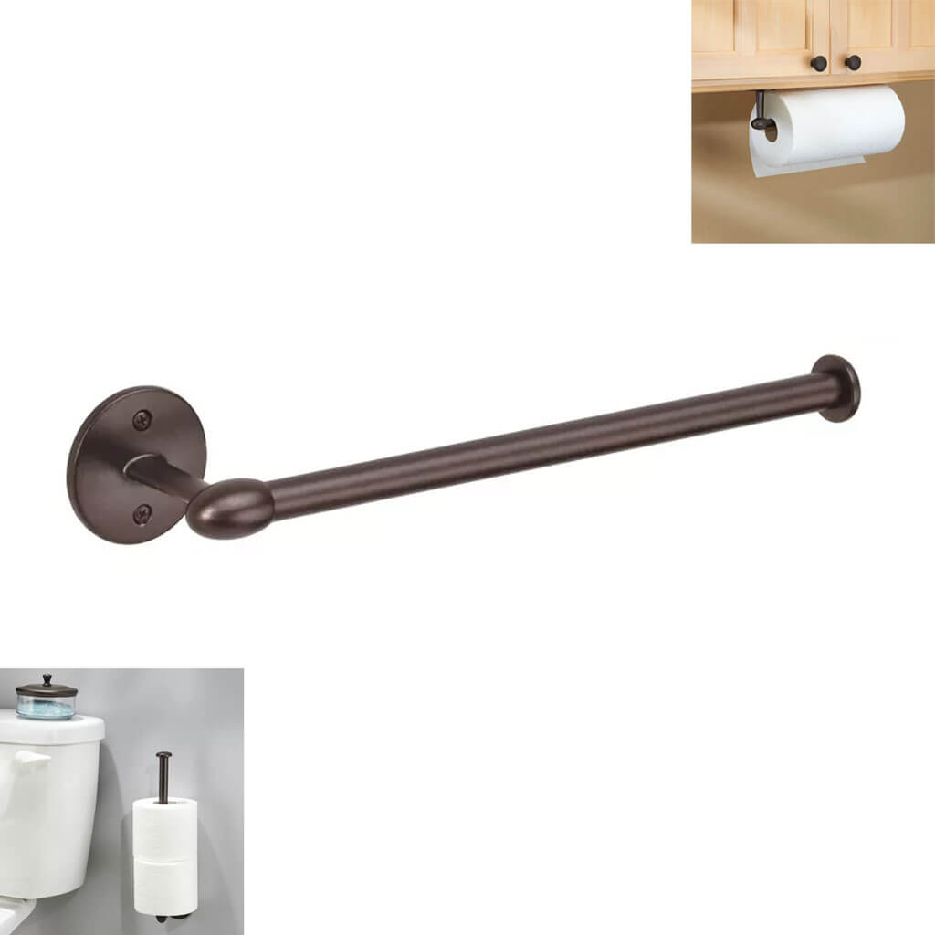 Orbinni Wall Mount Paper Towel Holder 14in, Bronze