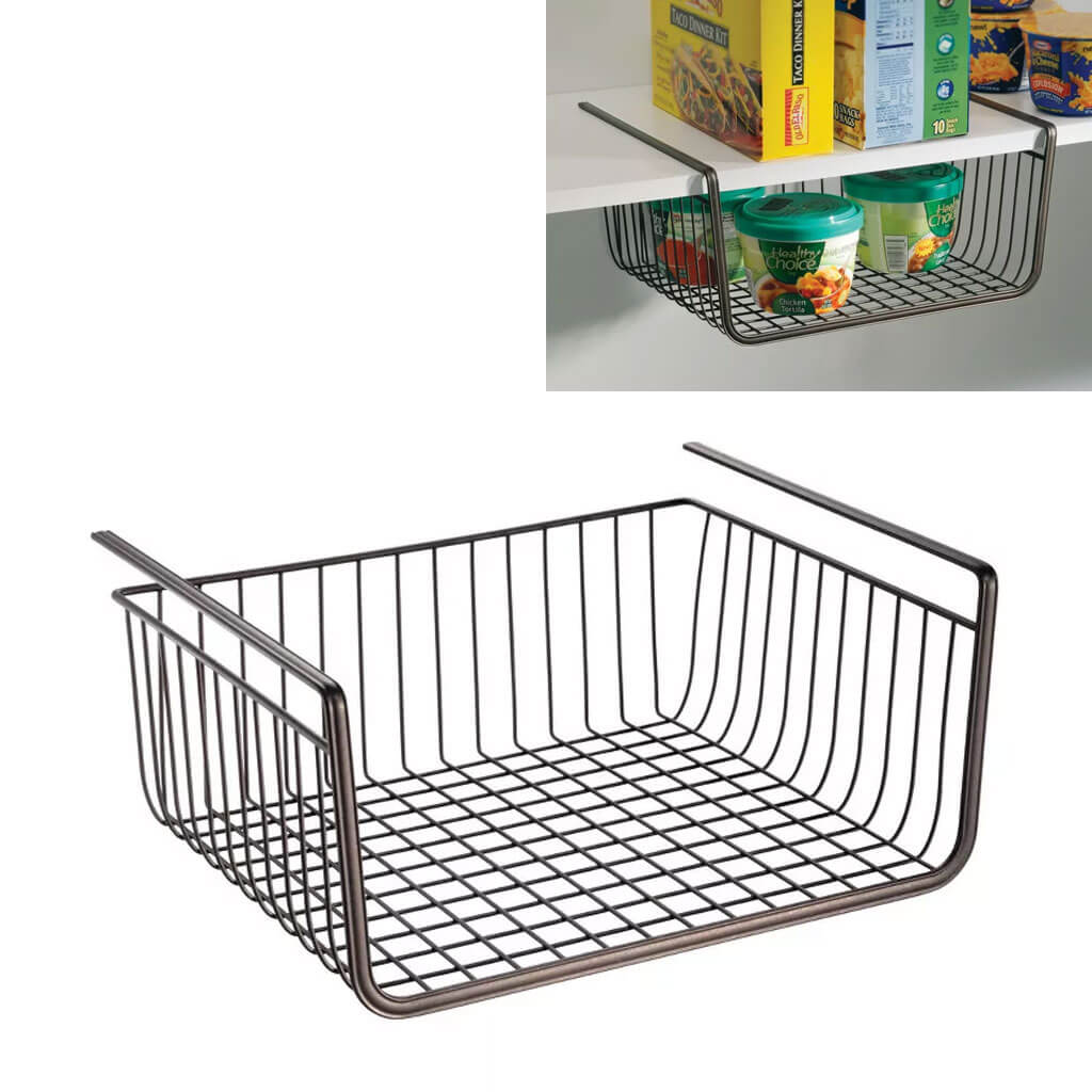 York Lyra Under Shelf Basket 12.5in, Bronze