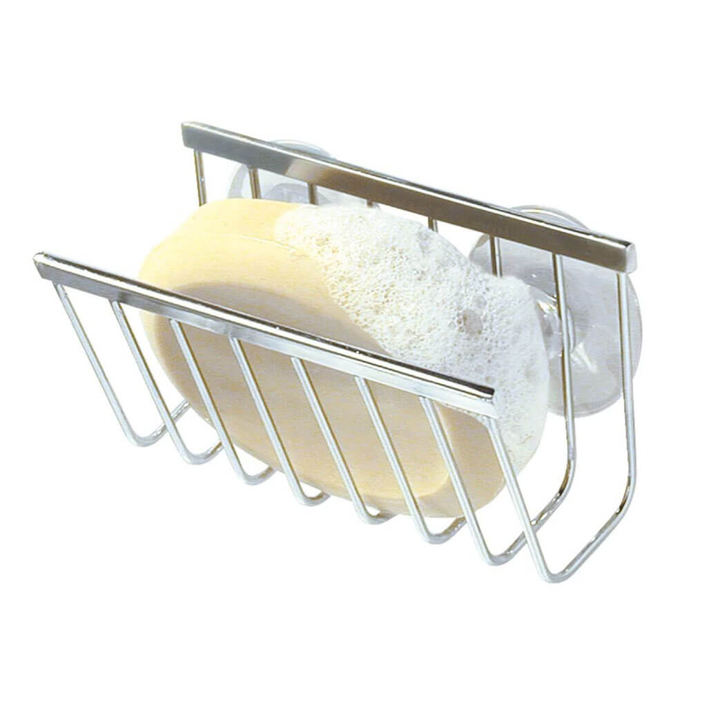 Gia Suction Soap/Sponge Holder Polished