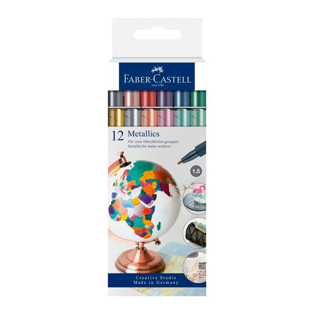 Creative Studio 12 Metallic 1.5mm Marker Set