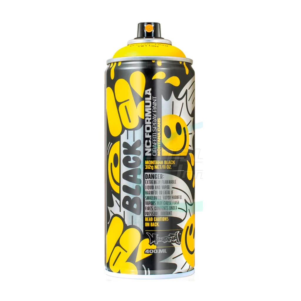 Montana Black Artist Edition Cans Laia Yellow