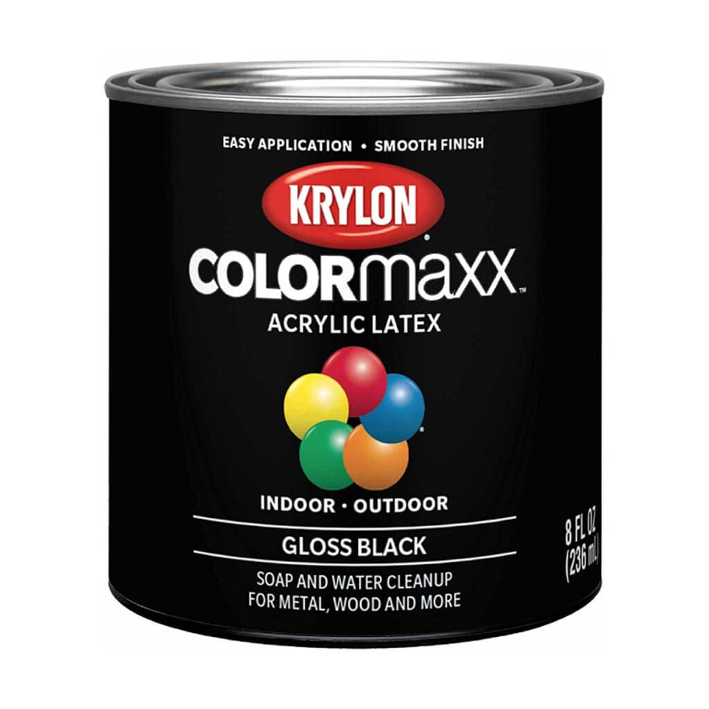 Colormaxx Paint Gloss Black 1/2 Pint