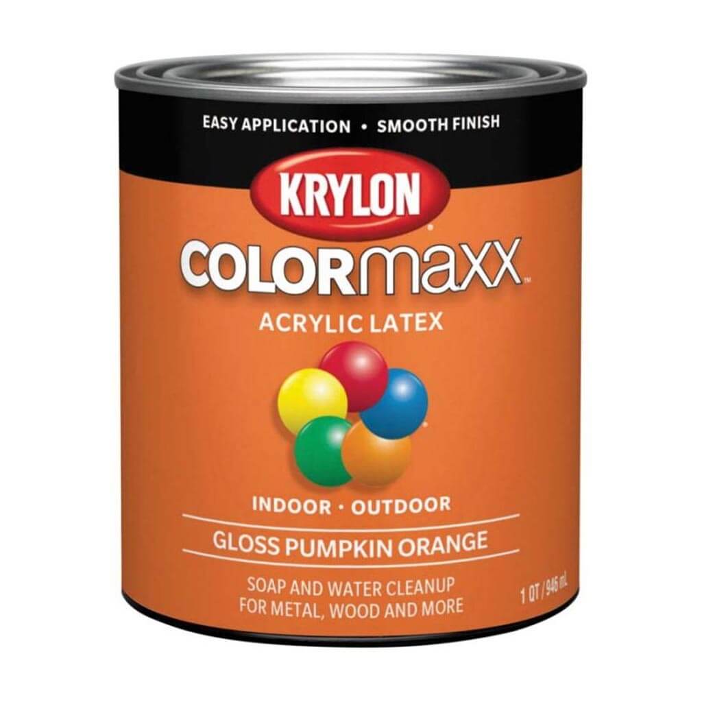 Gloss Pumpkin Orange Paint 1Quart