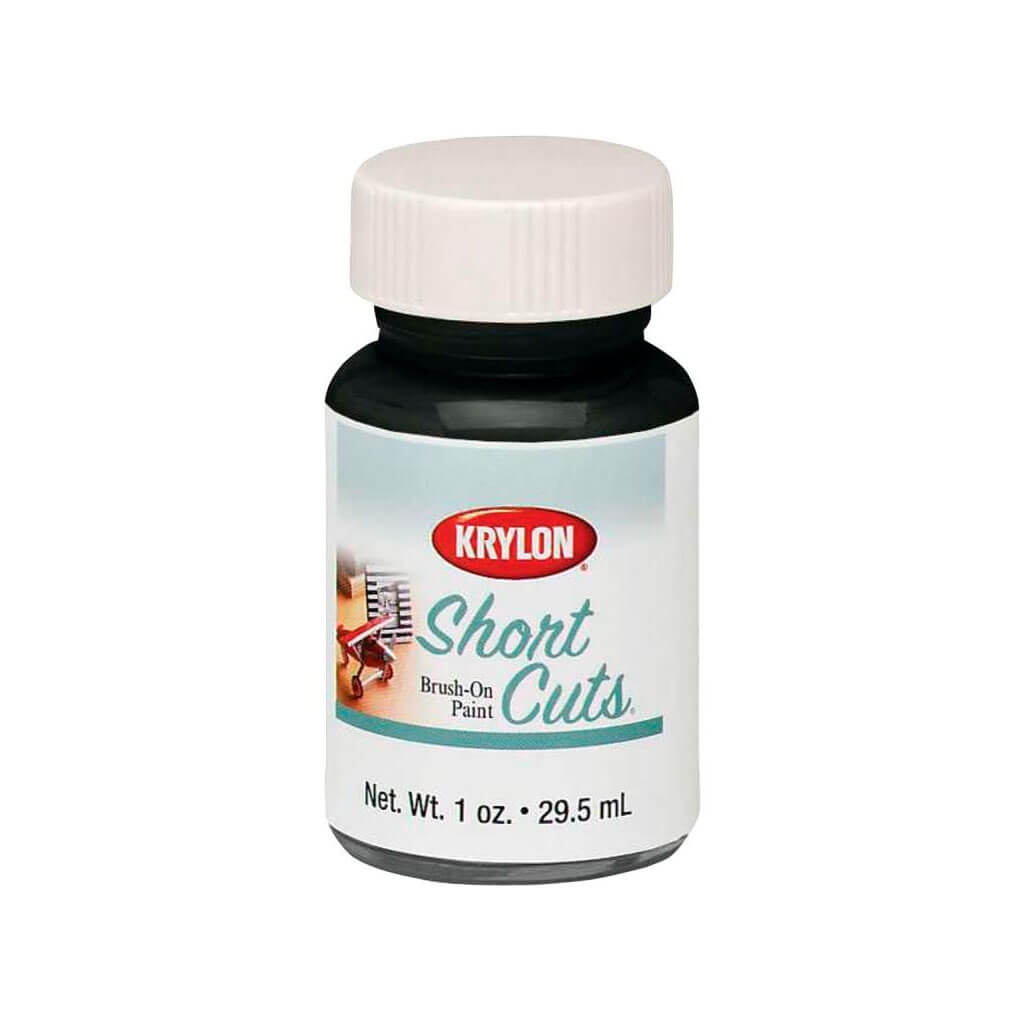 Krylon Short Cuts Brush-on Paint 1oz Black