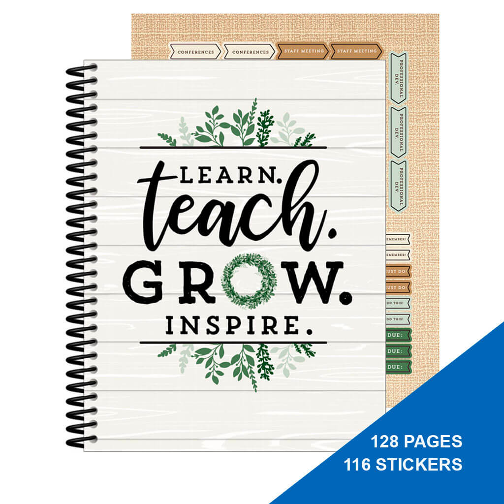 Farmhouse Teacher Planner Spiral Bound