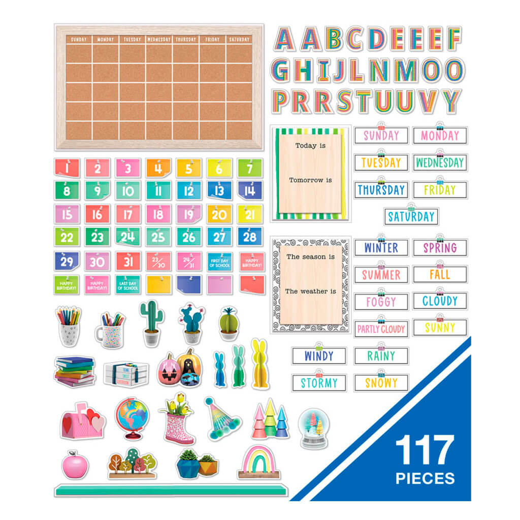 Creatively Inspired Calendar Bulletin Board Set