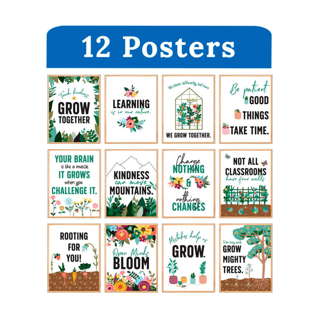 Mini Posters: Grow Together Poster Set