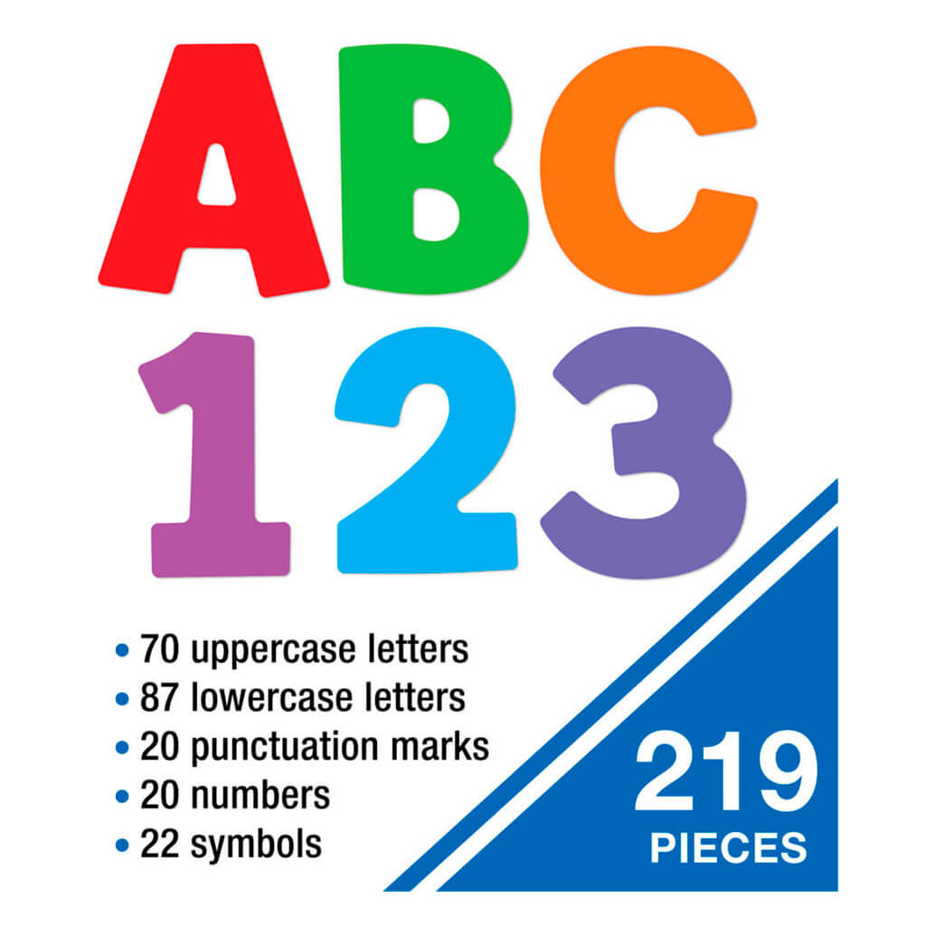Color Splash Combo Pack Bulletin Board Letters 4in