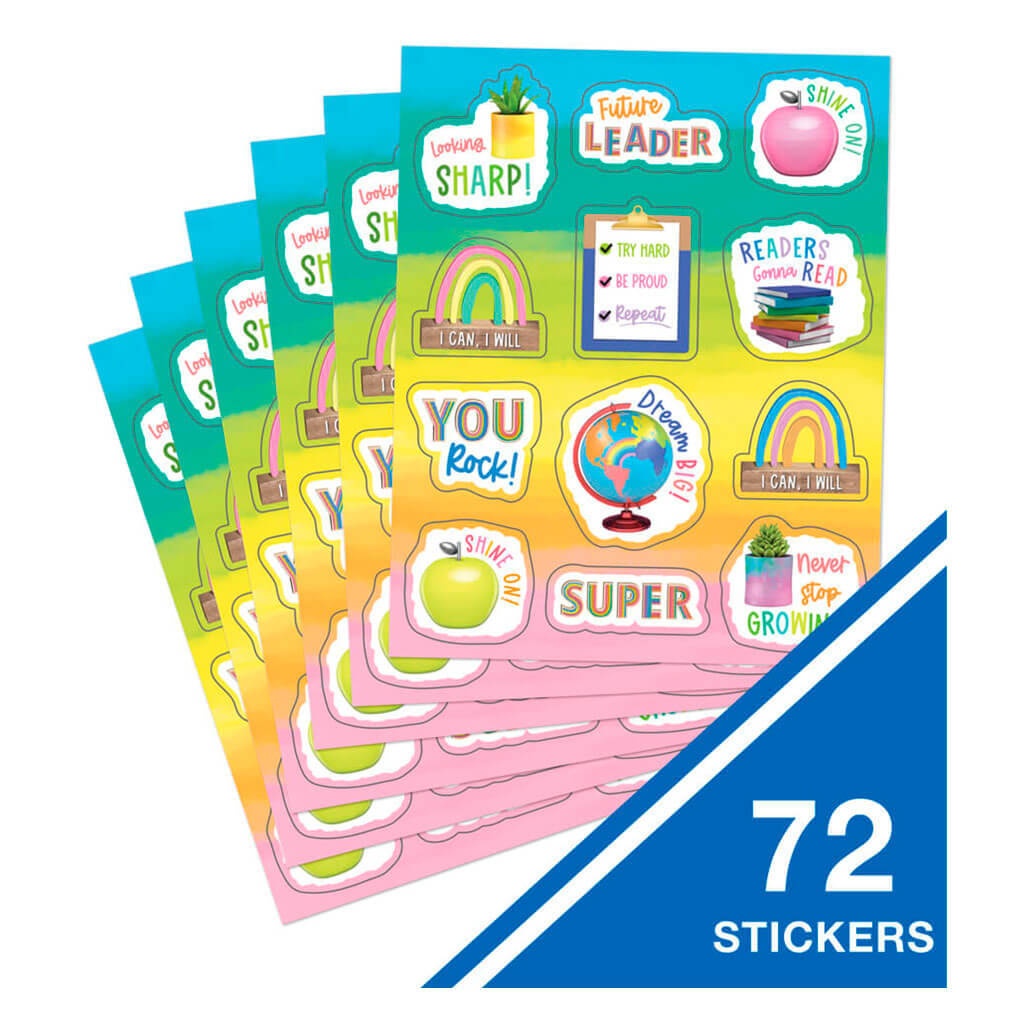 Motivational Shape Stickers