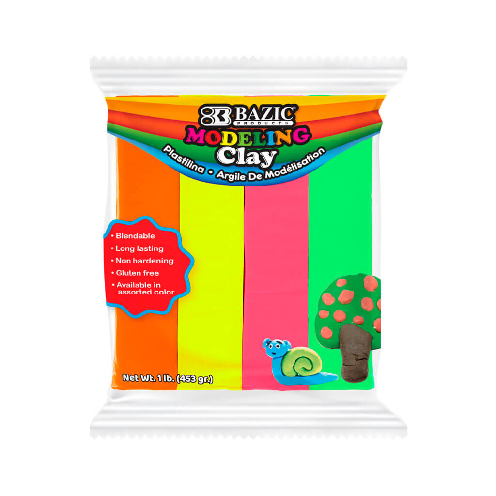 Modeling Clay 2lb 4 Fluorescent Color