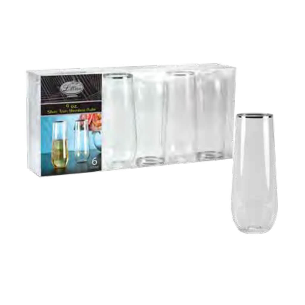 Lillian Stemless Clear Tumbler 9oz, 6ct