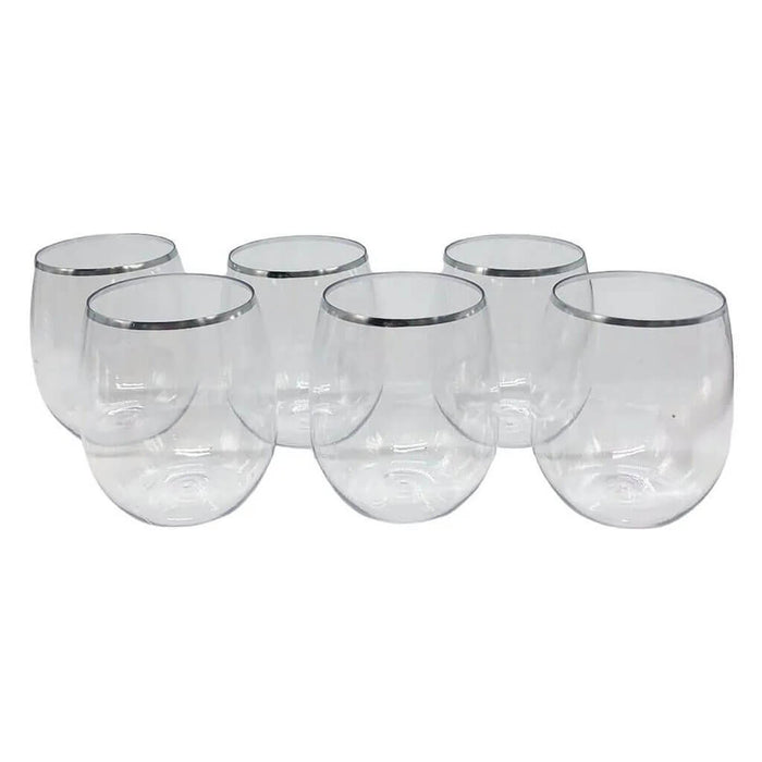 Lillian Stemless Clear Tumbler 12oz, 6ct