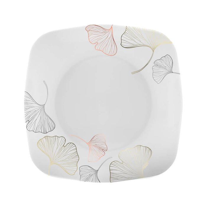 Gold Silver Rose Gold Retro Pearl Plate 7.5in, 10ct