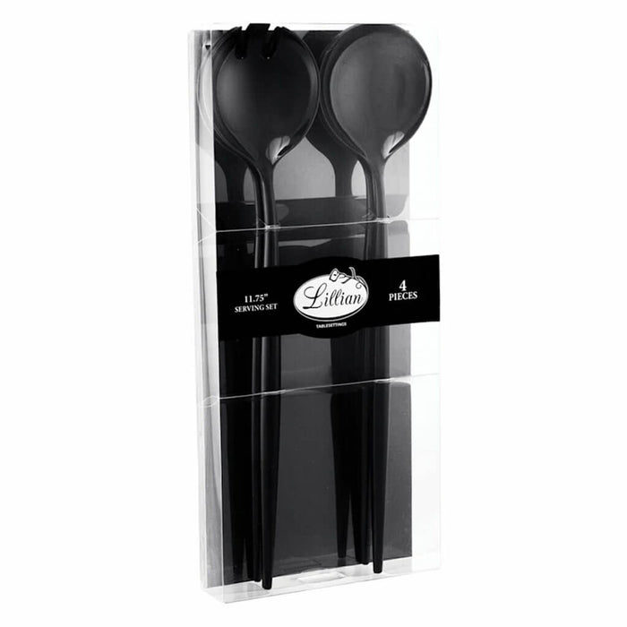 Black Serving Set, 4ct