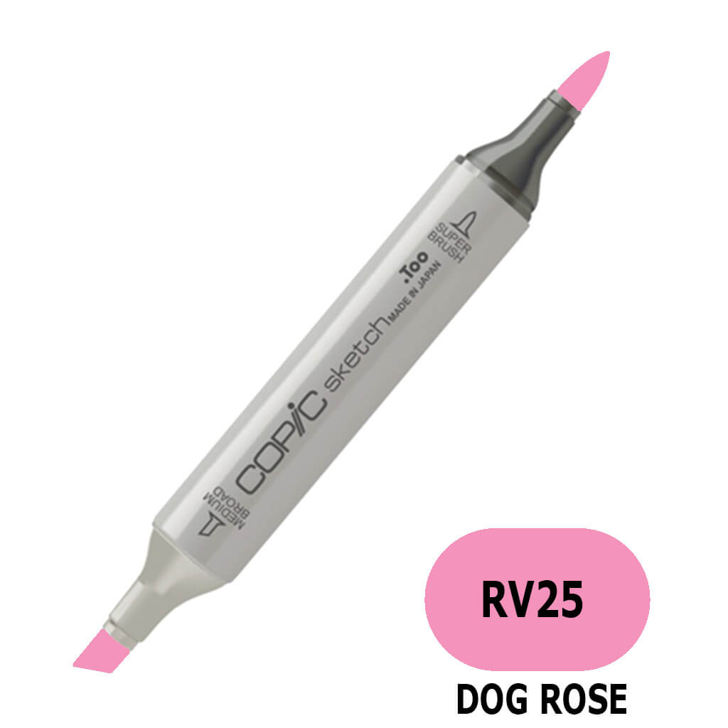 Sketch Marker Dog Rose Flower