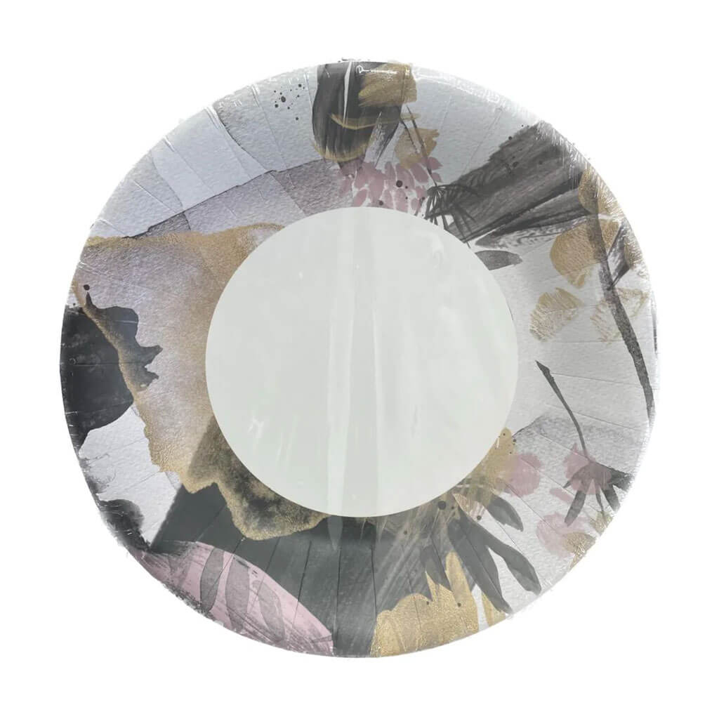 Dusty Pink Paper Plate 10.25in, 18ct