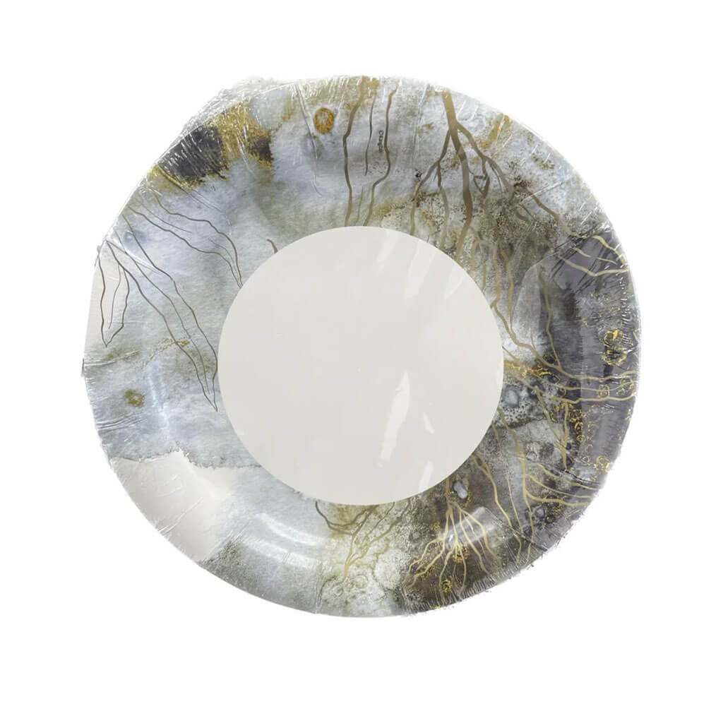 Ocean Mist Plate 8.5in, 18ct