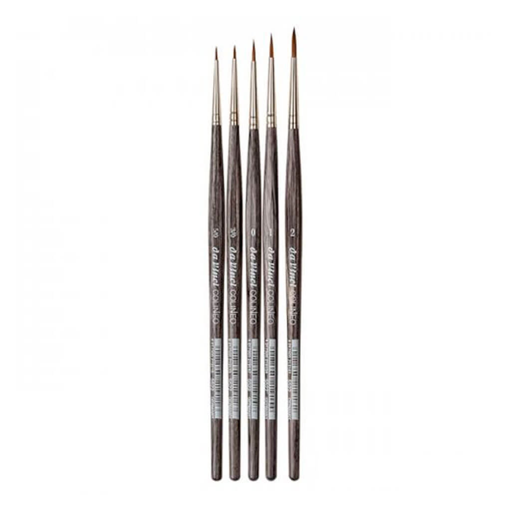 Da Vinci Colineo Synthetic Kolisnky Miniatures Brush Set of 5