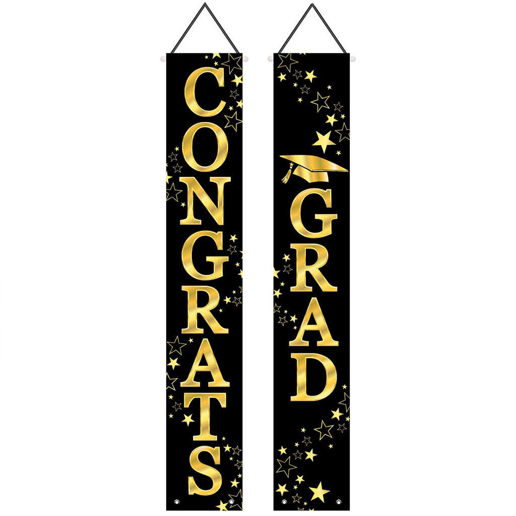 Congrats Grad Fabric Door Panel Set, 6ft